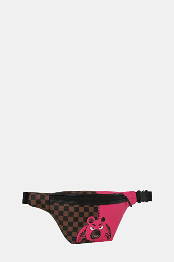 Pink Bear Shark Savvy Kahve Çanta
