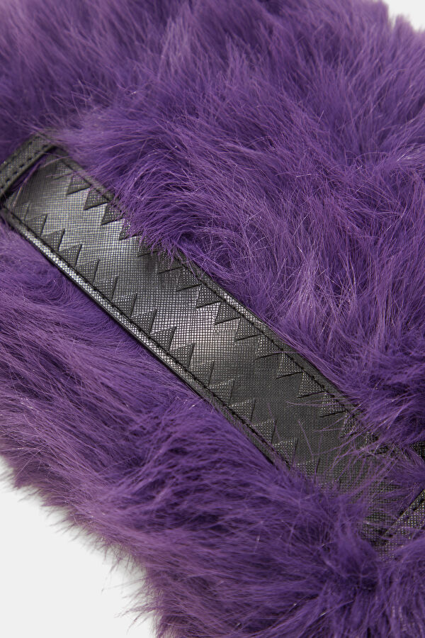 Fur Cray Purple Crossover Bag 6