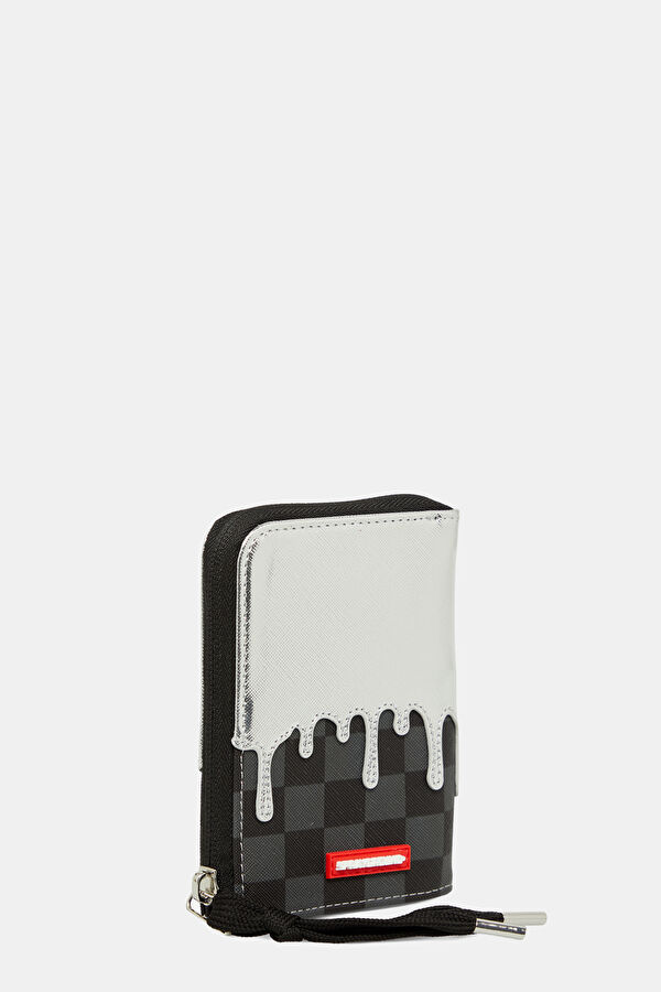 Silver Side Drip Siyah Cüzdan 2