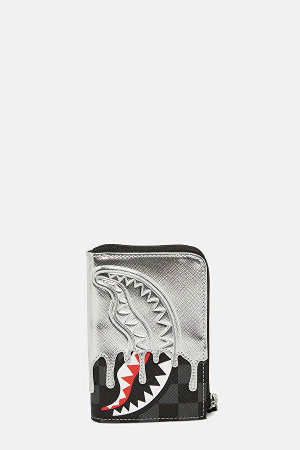 Silver Side Drip Siyah Cüzdan 3