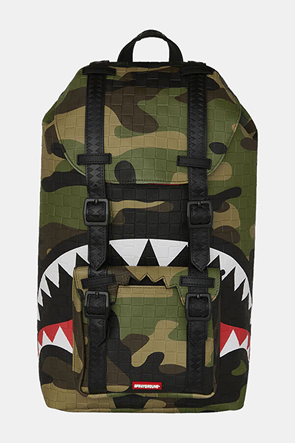 Woodland Camo Check Kahve Çanta
