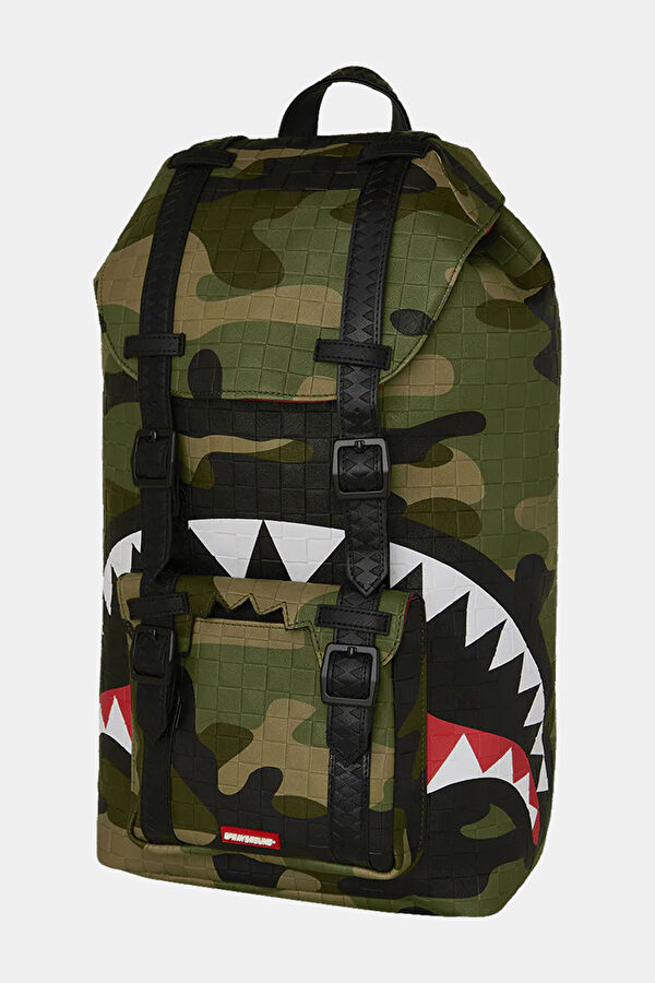 Woodland Camo Check Kahve Çanta 5
