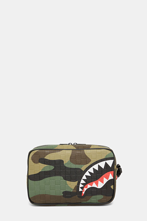 Woodland Camo Check Toiletry Multicolored Bag 3