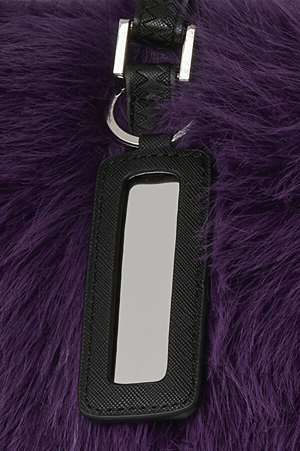 Fur Cray Purp Mor Çanta 4