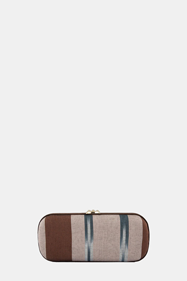 Blue Satin Bag