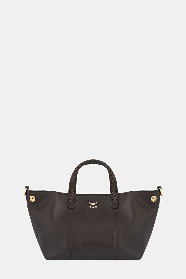 Mini Hemithea Dark Brown Leather Bag