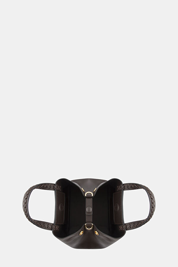 Mini Hemithea Dark Brown Leather Bag 5