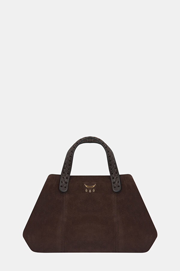 Mini Hemithea Brown Suede Bag 2