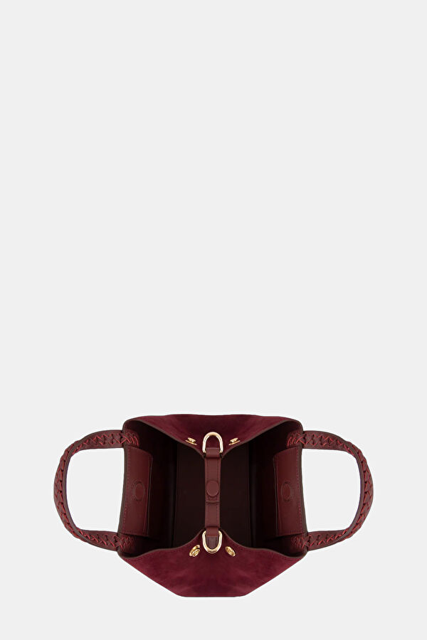 Maroon Suede Bag 5
