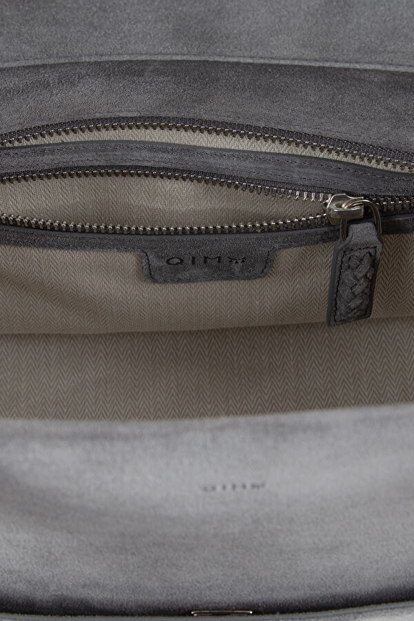Grey Suede Bag 4