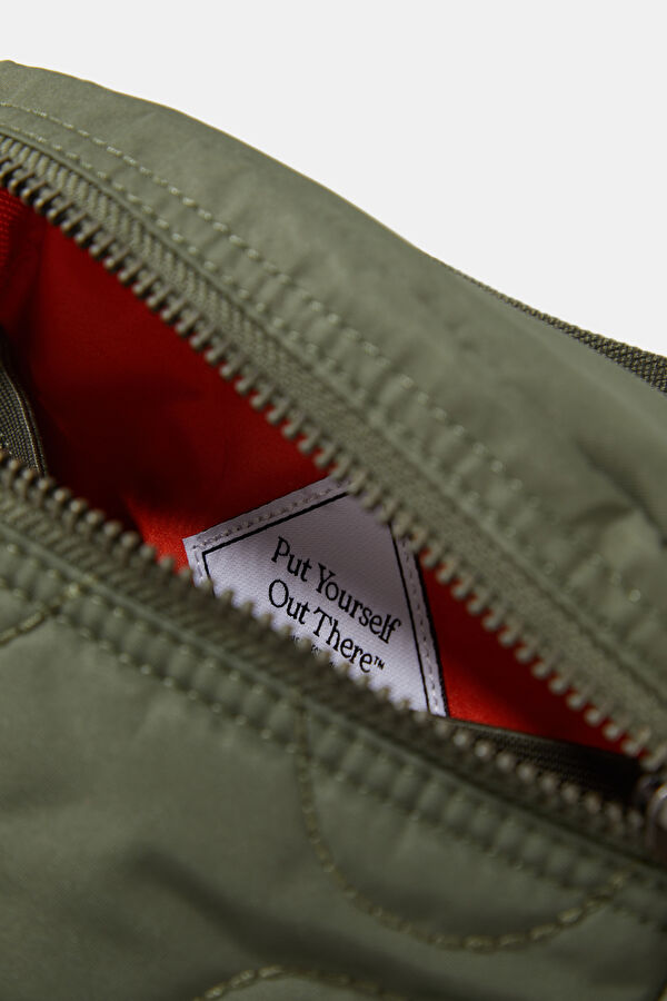 Settlement Quilted Capsule Hip Pack Haki Erkek Çanta 5