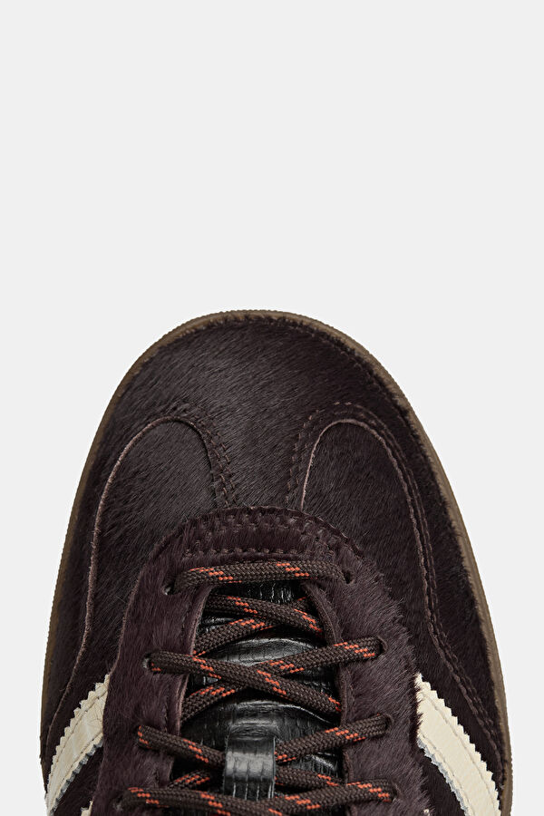 X Wales Bonner Gazelle Pony Bordo Kadın Spor Ayakkabı 8