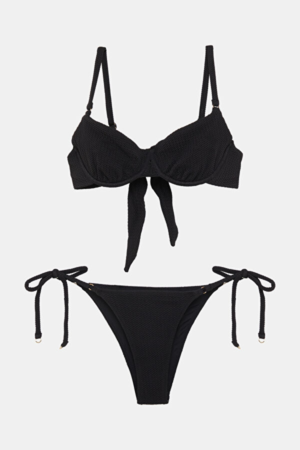Siyah Desenli Kadın Bikini