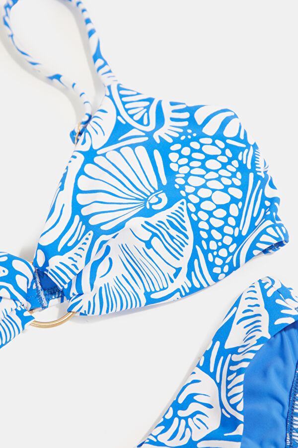 Sarı Desenli Kadın Bikini 4