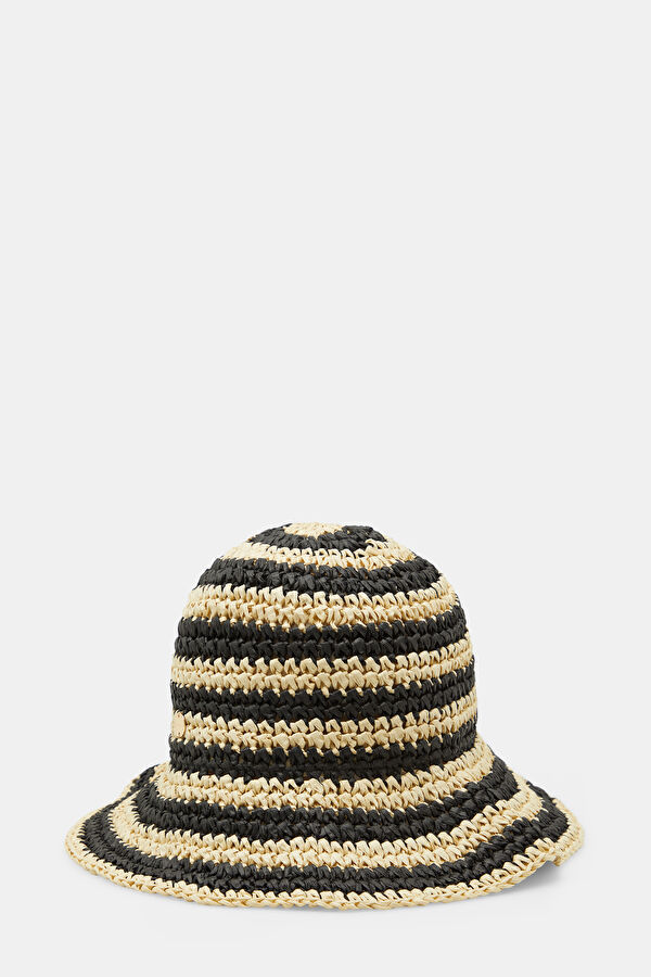 Beige Raffia Hat