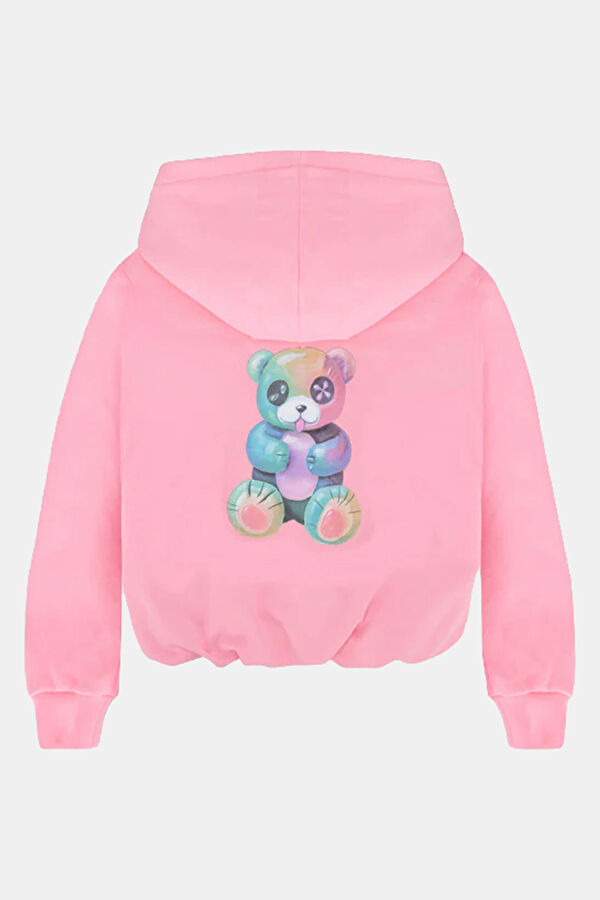 Çok Renkli Bisiklet Yaka Çocuk Sweatshirt 2