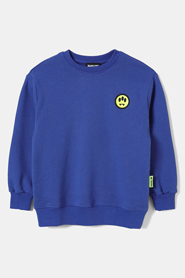 Mavi Kapuşonlu Çocuk Sweatshirt