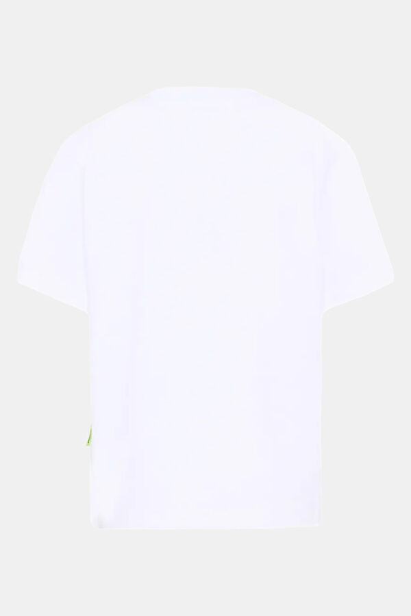 Beyaz Bisiklet Yaka Çocuk Sweatshirt 2