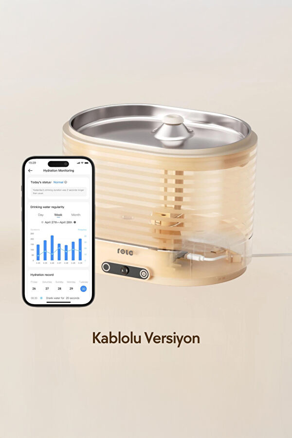 Rola Kablosuz Su Pınarı 2 Litre 2