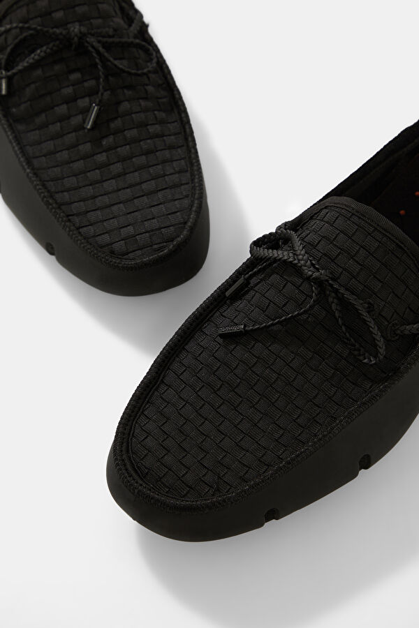 The Woven Driver Black Men's Shoes 4