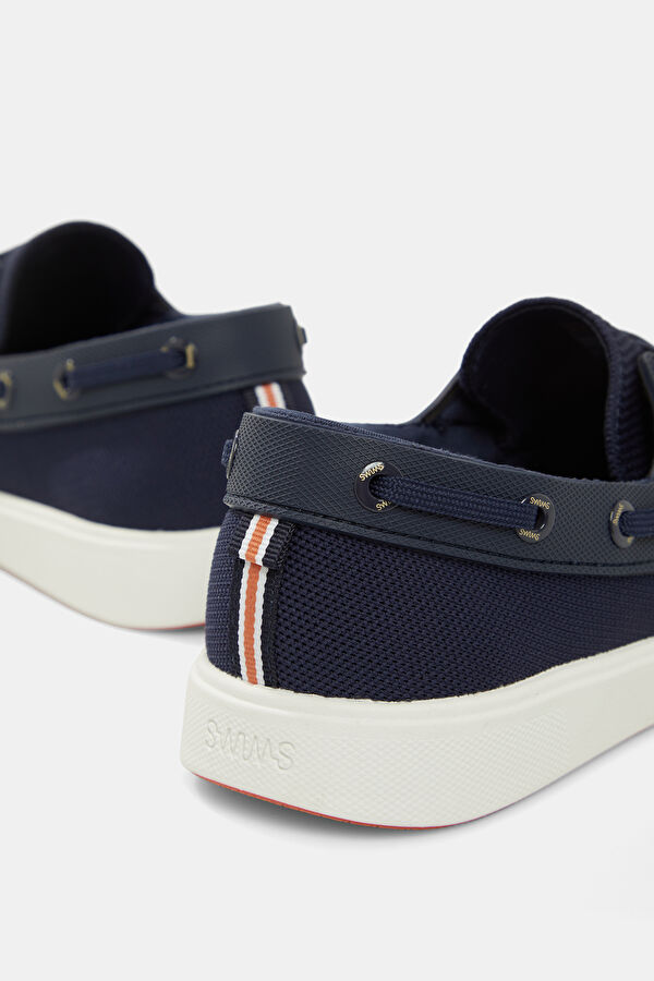 Breeze Navy Men's Boat Shoe 5