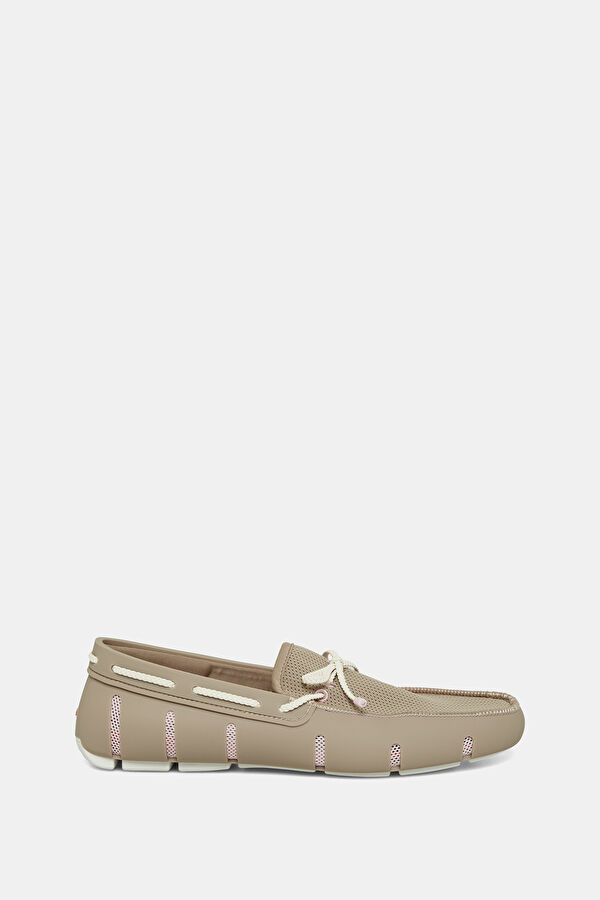 Braided Lace Loafer Bej Erkek Ayakkabı