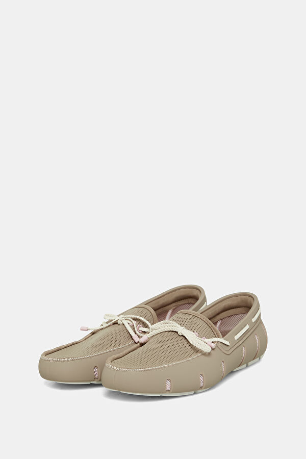 Braided Lace Loafer Bej Erkek Ayakkabı 2