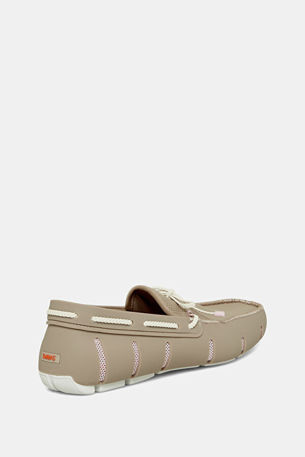 Braided Lace Loafer Bej Erkek Ayakkabı 3