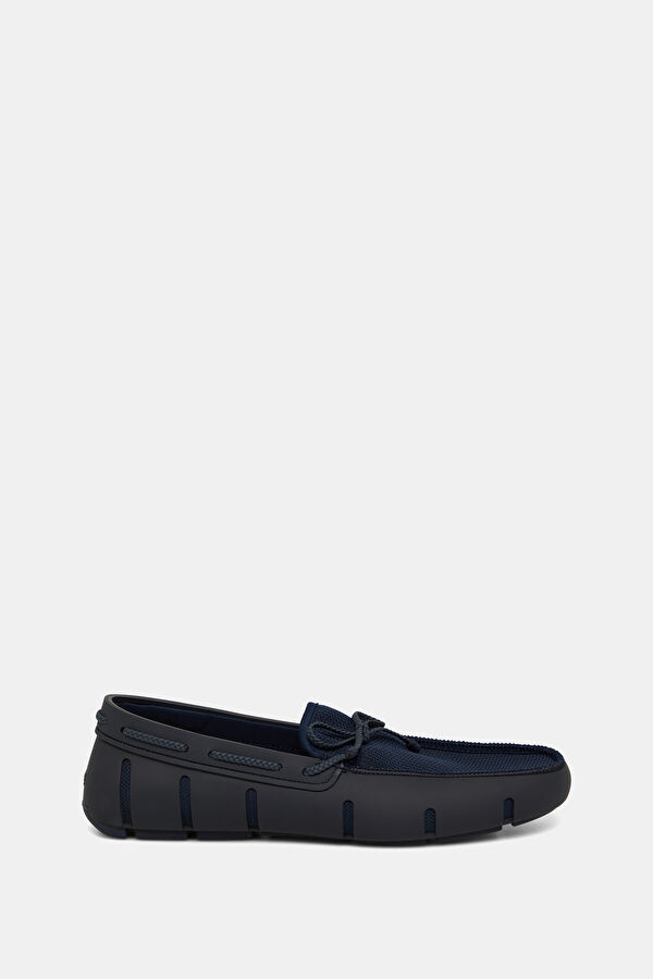 Braided Lace Loafer Navy Men's Shoes