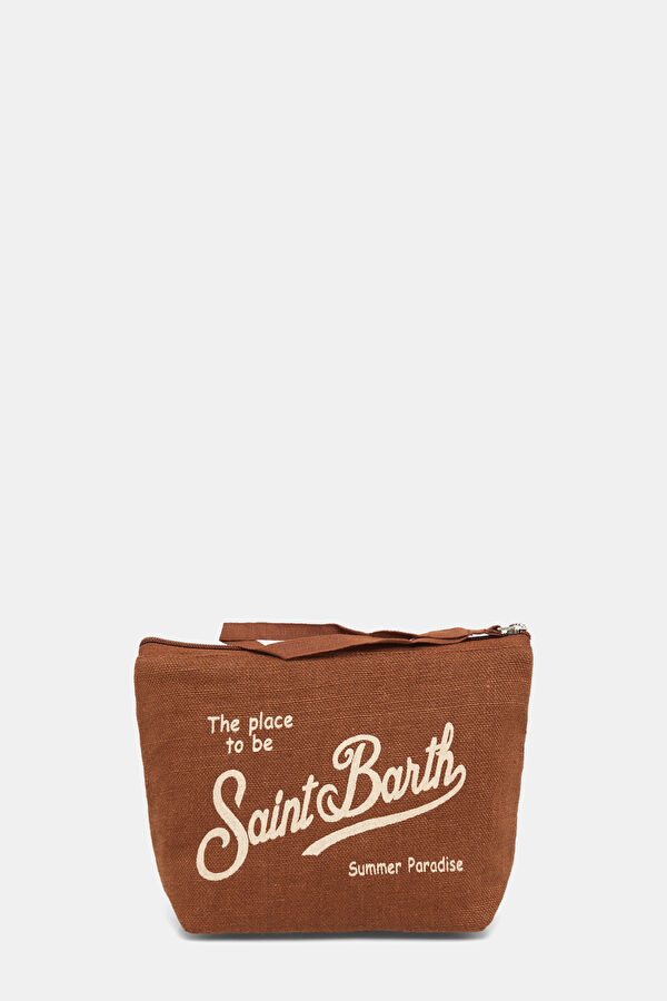 Aline Linen Brown Bag 3