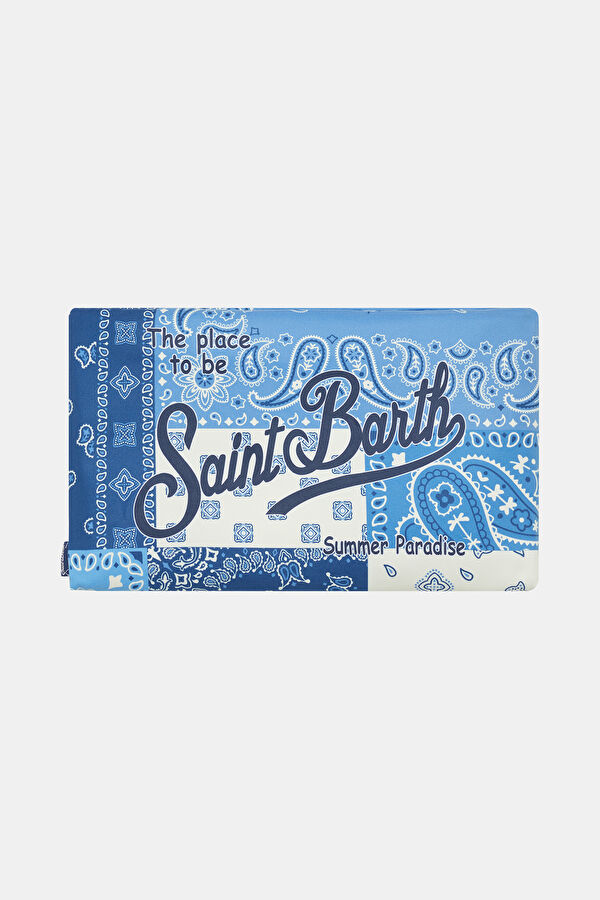 Dark Blue Patterned Women's Towel