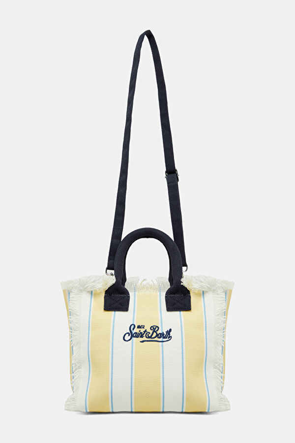 Light Yellow Striped Bag