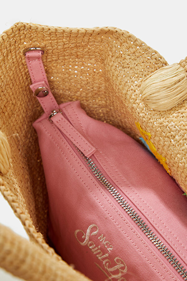 Raffia Beach Mid Beige Bag 6