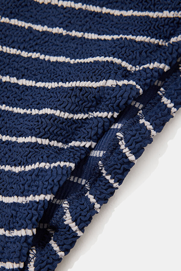 Navy Striped Women's Bikini 4