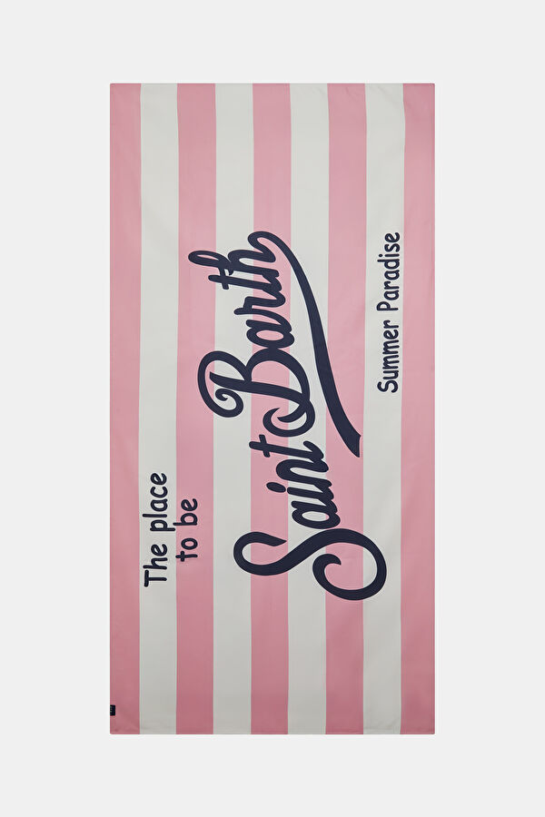 Pink Patterned Women's Towel 3