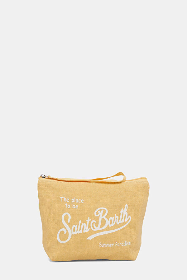 Aline Linen Light Yellow Bag