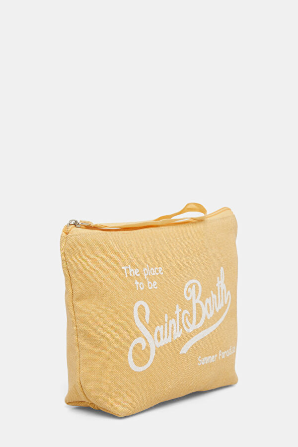 Aline Linen Light Yellow Bag 2