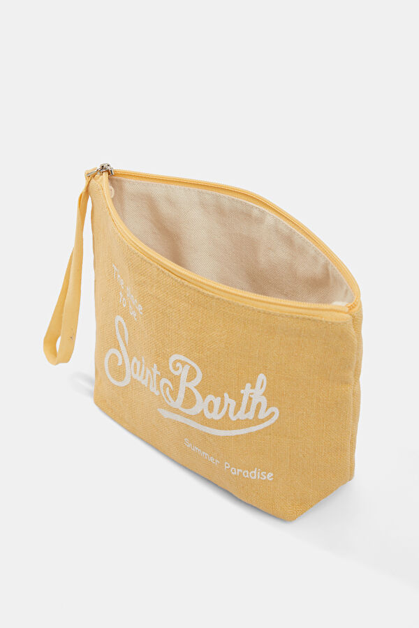Aline Linen Light Yellow Bag 5