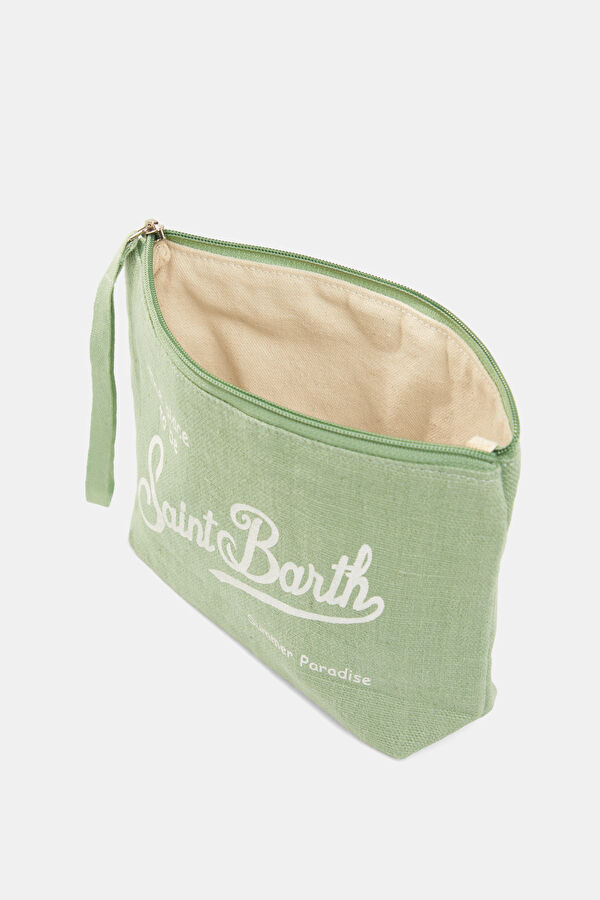 Aline Linen Aqua Bag 5
