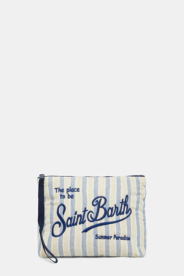 Lilac Striped Bag