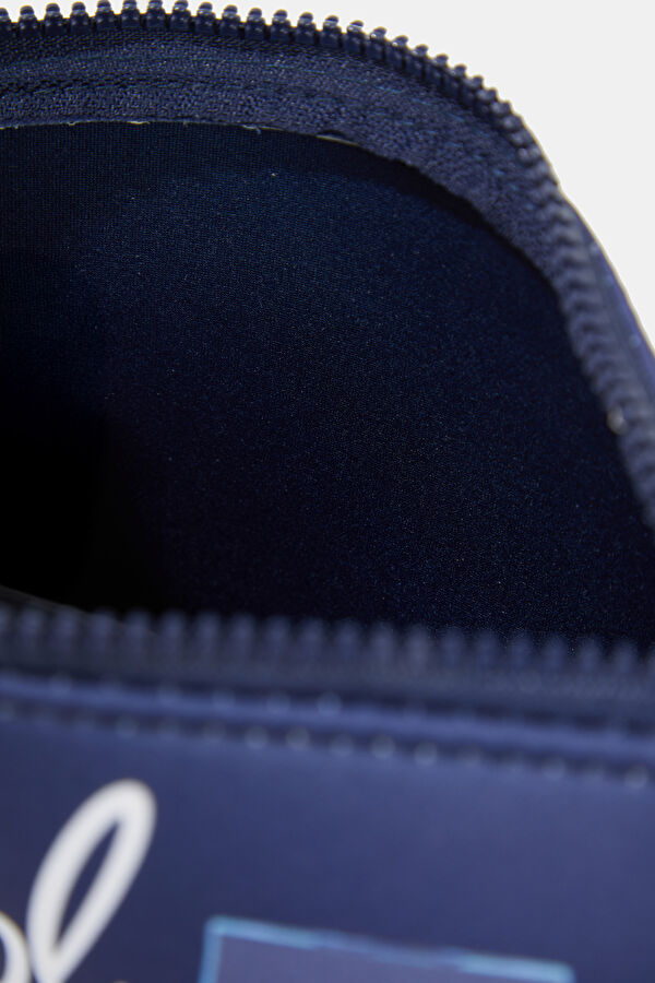Aline Navy Blue Patterned Bag 5