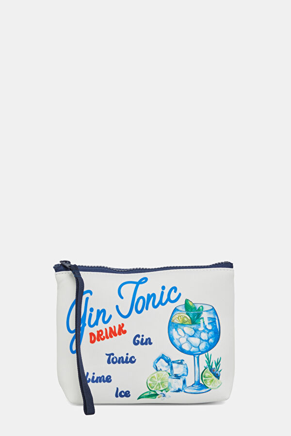 Aline Drink Gin 01N White Patterned Bag