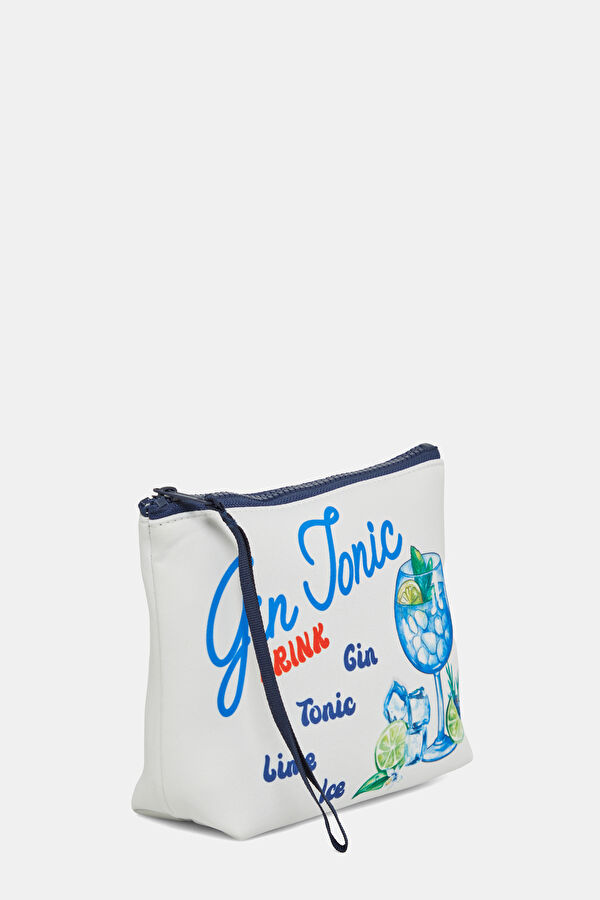 Aline Drink Gin 01N White Patterned Bag 2