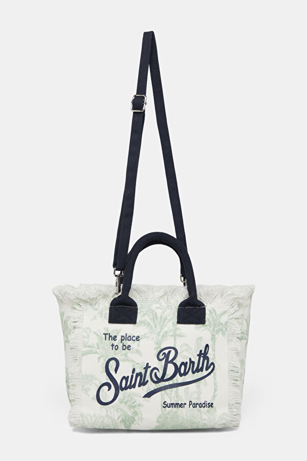Aqua Green Patterned Bag 2