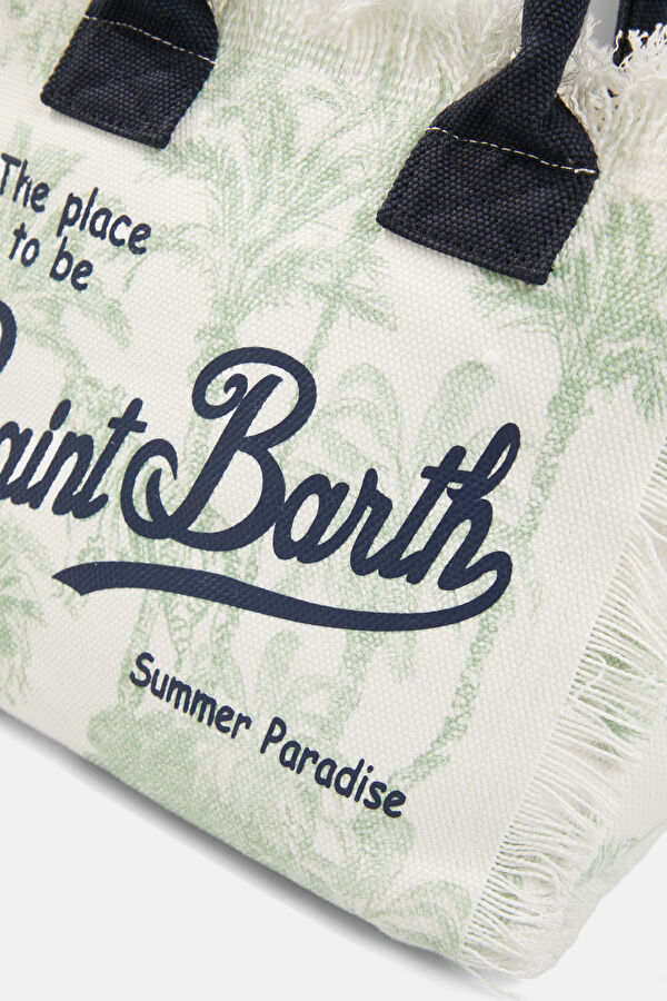 Aqua Green Patterned Bag 6