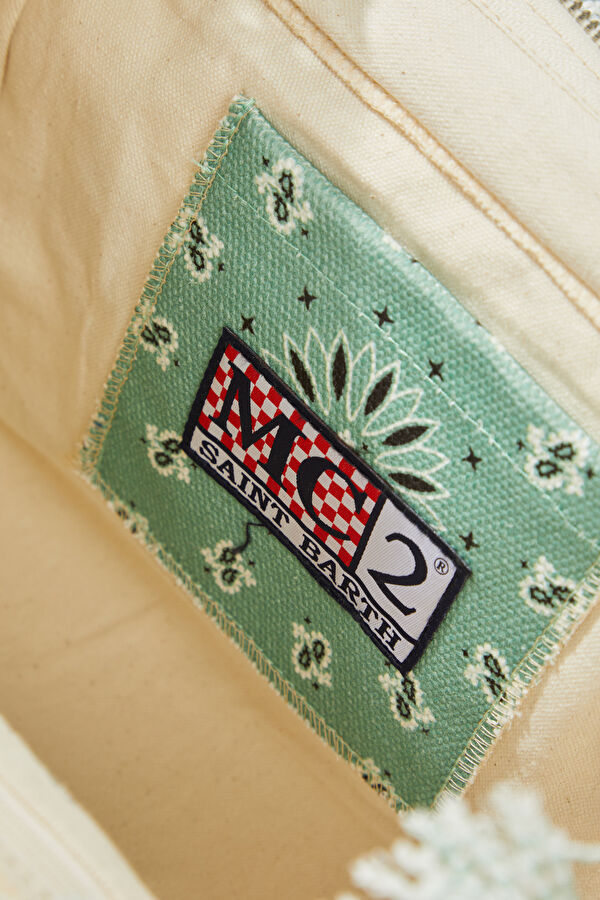 Aqua Green Patterned Bag 6