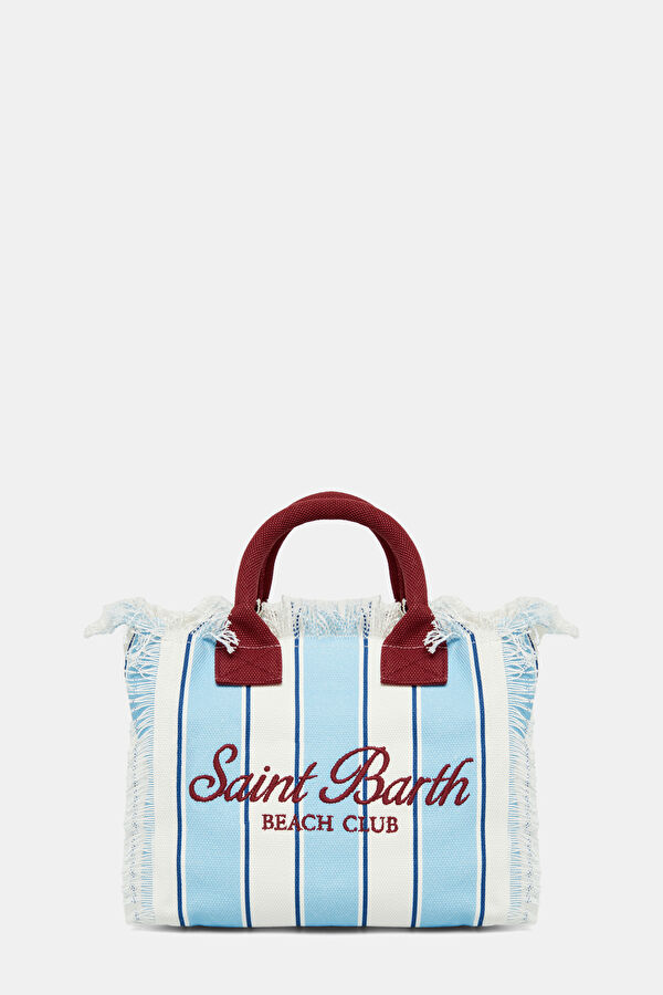 Light Blue Striped Bag 4