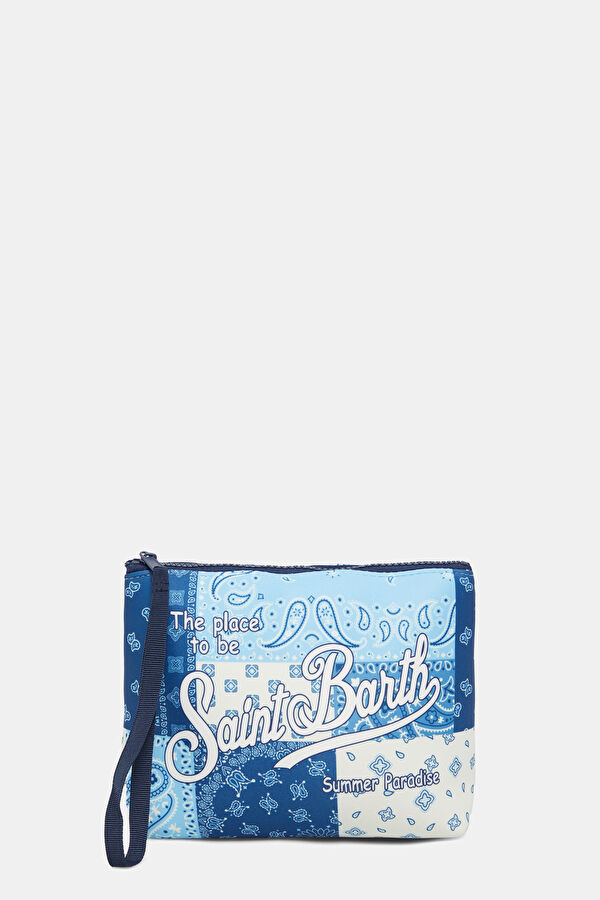 Blue Patterned Bag