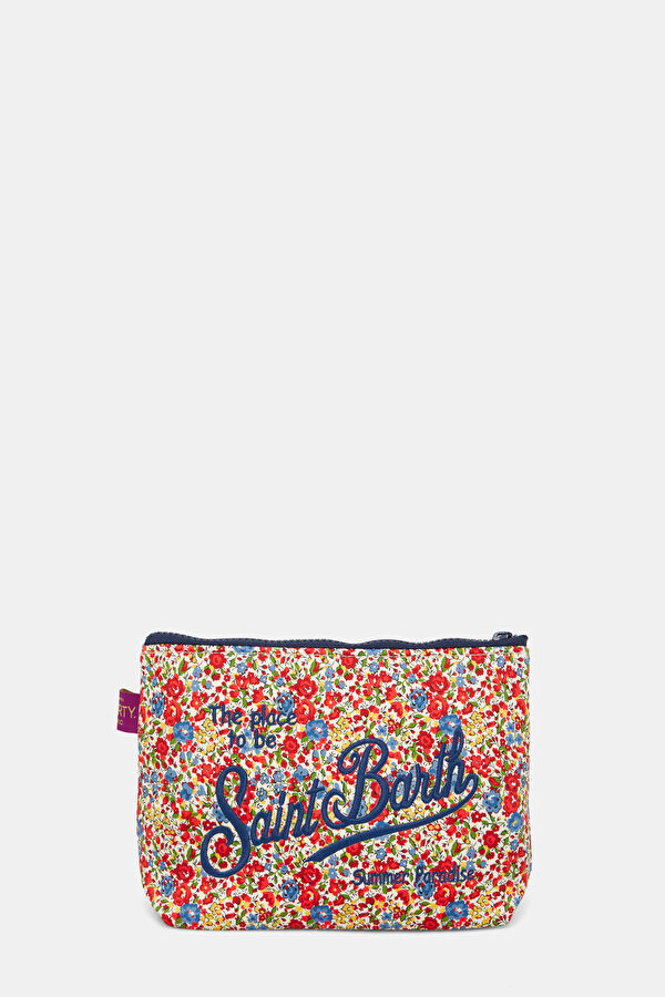 Aline Dark Pink Floral Patterned Bag 3