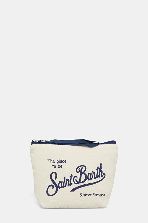 Aline Linen White Bag